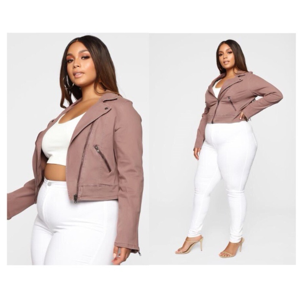 Fashion Nova Ride For Me Camel Open Jacket 2X Plus NWT